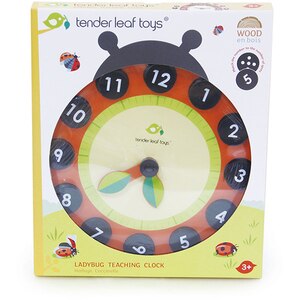 Joc educativ TENDER LEAF Ceas Buburuza TL8412, 3 ani+, rosu-negru Joc educativ TENDER LEAF Ceas Buburuza TL8412, 3 ani+, rosu-negru