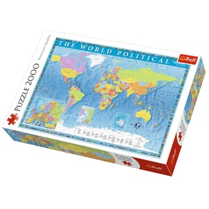 Puzzle TREFL Harta politica a lumii 27099, 12 ani+, 2000 piese Puzzle TREFL Harta politica a lumii 27099, 12 ani+, 2000 piese