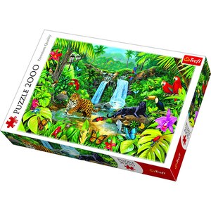 Puzzle TREFL Tropical forest 27104, 12 ani+, 2000 piese Puzzle TREFL Tropical forest 27104, 12 ani+, 2000 piese