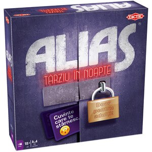 Joc de societate ALIAS Tarziu in noapte 55716, 18 ani+, 4-12 jucatori Joc de societate ALIAS Tarziu in noapte 55716, 18 ani+, 4-12 jucatori