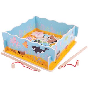 Joc magnetic BIGJIGS Hai sa pescuim BJ787, 3 ani+, multicolor Joc magnetic BIGJIGS Hai sa pescuim BJ787, 3 ani+, multicolor