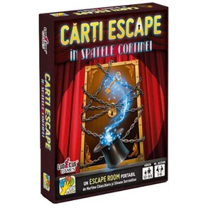 Joc de societate DV GIOCHI Escape - In spatele cortinei editia II ESC2916, 12 ani+, 1-6 jucatori Joc de societate DV GIOCHI Escape - In spatele cortinei editia II ESC2916, 12 ani+, 1-6 jucatori