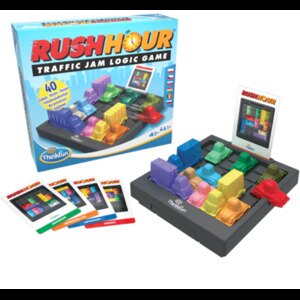 Joc de societate THINKFUN Rush Hour TF4082, 8 ani+, 1-2 jucatori Joc de societate THINKFUN Rush Hour TF4082, 8 ani+, 1-2 jucatori
