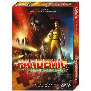 Joc de societate ASMODEE Pandemic - Pe muchie de cutit ZMG71101RO, 8 ani+, 2-5 jucatori Joc de societate ASMODEE Pandemic - Pe muchie de cutit ZMG71101RO, 8 ani+, 2-5 jucatori