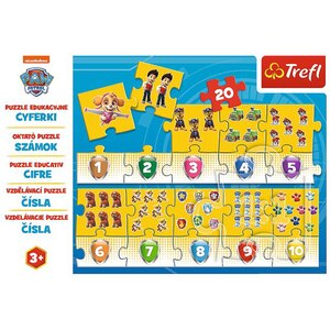 Puzzle TREFL Numere - Patrula Catelusilor 15578, 3 ani+, 20 piese Puzzle TREFL Numere - Patrula Catelusilor 15578, 3 ani+, 20 piese