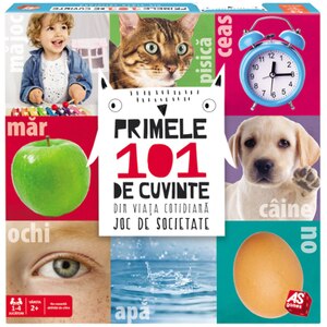 Joc de societate AS GAMES Primele 101 de cuvinte 1040-33310, 2 ani+, 1-4 jucatori Joc de societate AS GAMES Primele 101 de cuvinte 1040-33310, 2 ani+, 1-4 jucatori
