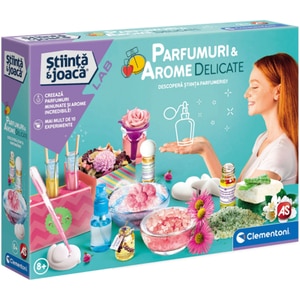 Joc creativ CLEMENTONI Parfumuri si arome delicate 1026-50348, 8 ani+, multicolor Joc creativ CLEMENTONI Parfumuri si arome delicate 1026-50348, 8 ani+, multicolor