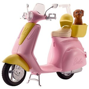 Scooter BARBIE MTFRP56, 3 ani+, roz-galben Scooter BARBIE MTFRP56, 3 ani+, roz-galben