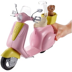 Scooter BARBIE MTFRP56, 3 ani+, roz-galben Scooter BARBIE MTFRP56, 3 ani+, roz-galben