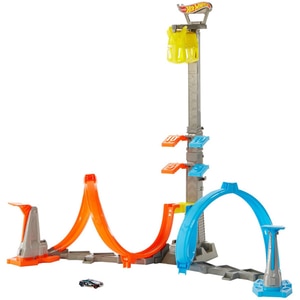 Pista cu masinuta HOT WHEELS Loop&Launch Track MTGRW39, 5 ani+, multicolor Pista cu masinuta HOT WHEELS Loop&Launch Track MTGRW39, 5 ani+, multicolor