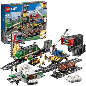 LEGO City: Tren marfar 60198, 6-12 ani, 1226 piese LEGO City: Tren marfar 60198, 6-12 ani, 1226 piese