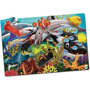 Puzzle THE LEARNING JOURNEY Viata marina TLJ115220, 3 ani+, 100 piese Puzzle THE LEARNING JOURNEY Viata marina TLJ115220, 3 ani+, 100 piese