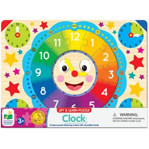 Puzzle THE LEARNING JOURNEY Sa invatam ceasul TLJ286753, 3 ani+, 12 piese Puzzle THE LEARNING JOURNEY Sa invatam ceasul TLJ286753, 3 ani+, 12 piese