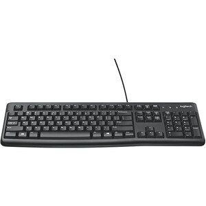 Tastatura cu fir LOGITECH K120, USB, Layout US, negru Tastatura cu fir LOGITECH K120, USB, Layout US, negru