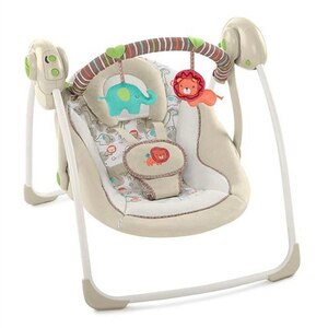 Leagan portabil BRIGHT STARTS Cozy Kingdom 60194, 0 luni+, bej-crem Leagan portabil BRIGHT STARTS Cozy Kingdom 60194, 0 luni+, bej-crem
