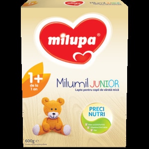 Lapte praf MILUPA MILUMIL Junior 1+ PreciNutri 586838, 12 luni+, 600g Lapte praf MILUPA MILUMIL Junior 1+ PreciNutri 586838, 12 luni+, 600g