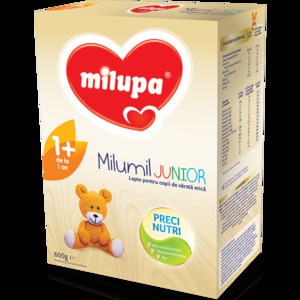 Lapte praf MILUPA MILUMIL Junior 1+ PreciNutri 586838, 12 luni+, 600g Lapte praf MILUPA MILUMIL Junior 1+ PreciNutri 586838, 12 luni+, 600g