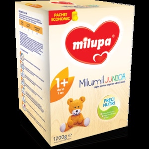 Lapte praf MILUPA MILUMIL Junior 1+ PreciNutri 586901, 12 luni+, 1200g Lapte praf MILUPA MILUMIL Junior 1+ PreciNutri 586901, 12 luni+, 1200g