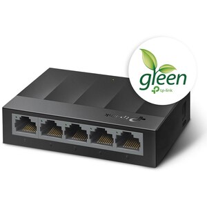 Switch TP-LINK LS1005G, 5 porturi Gigabit, negru Switch TP-LINK LS1005G, 5 porturi Gigabit, negru