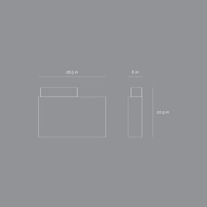 Birou de perete Unfold, 72 x 15 x 53 cm, maro deschis-gri Birou de perete Unfold, 72 x 15 x 53 cm, maro deschis-gri