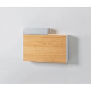 Birou de perete Unfold, 72 x 15 x 53 cm, maro deschis-gri Birou de perete Unfold, 72 x 15 x 53 cm, maro deschis-gri