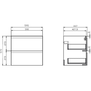Set masca si lavoar Cersanit Moduo, 59.5 x 44.7 x 62 cm, alb Set masca si lavoar Cersanit Moduo, 59.5 x 44.7 x 62 cm, alb