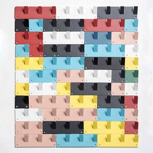 Cuier perete TETRIS, 17 cm, roz, 3 piese Cuier perete TETRIS, 17 cm, roz, 3 piese