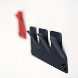 Cuier perete TETRIS, 17 cm, negru, 3 piese Cuier perete TETRIS, 17 cm, negru, 3 piese