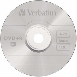 DVD+R VERBATIM 43500, 16x, 4.7GB, 25buc DVD+R VERBATIM 43500, 16x, 4.7GB, 25buc