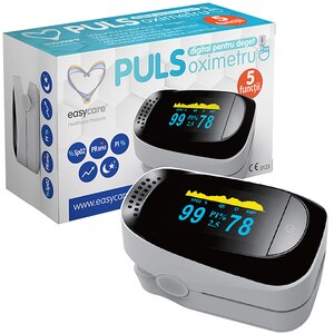 Pulsoximetru EASYCARE C101A2, baterie, negru Pulsoximetru EASYCARE C101A2, baterie, negru