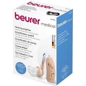 Aparat auditiv BEURER HA20, 128dB, baterie, crem Aparat auditiv BEURER HA20, 128dB, baterie, crem