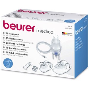 Aparat aerosoli cu piston BEURER IH18, 8ml, alb-gri Aparat aerosoli cu piston BEURER IH18, 8ml, alb-gri