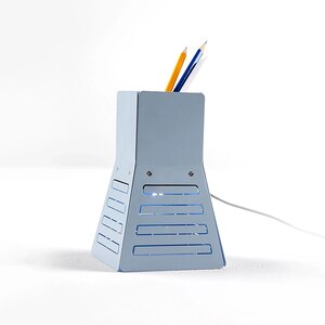 Lampa de birou SPIN Duo, Misty Grey Lampa de birou SPIN Duo, Misty Grey