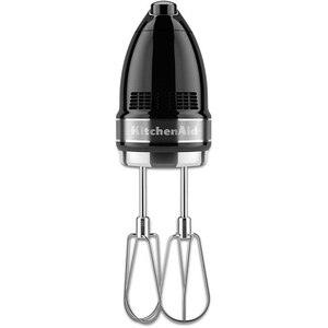 Mixer de mana KITCHENAID 5KHM9212EOB, 85W, 9 trepte viteza, negru lucios-argintiu Mixer de mana KITCHENAID 5KHM9212EOB, 85W, 9 trepte viteza, negru lucios-argintiu