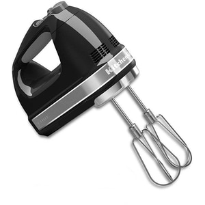 Mixer de mana KITCHENAID 5KHM9212EOB, 85W, 9 trepte viteza, negru lucios-argintiu Mixer de mana KITCHENAID 5KHM9212EOB, 85W, 9 trepte viteza, negru lucios-argintiu