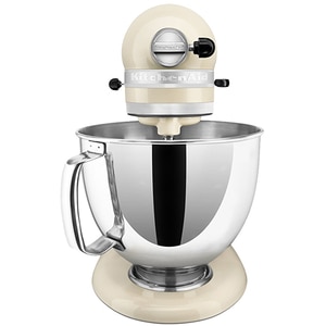 Mixer cu bol KITCHENAID Artisan model 175 5KSM175PSEAC, 4.8l, 300W, 10 trepte viteza, crem-argintiu Mixer cu bol KITCHENAID Artisan model 175 5KSM175PSEAC, 4.8l, 300W, 10 trepte viteza, crem-argintiu