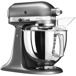 Mixer cu bol KITCHENAID Artisan model 175 5KSM175PSECU, 4.8l, 300W, 10 trepte viteza, argintiu inchis Mixer cu bol KITCHENAID Artisan model 175 5KSM175PSECU, 4.8l, 300W, 10 trepte viteza, argintiu inchis