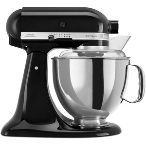 Mixer cu bol KITCHENAID Artisan model 175 5KSM175PSEOB, 4.8l, 300W, 10 trepte viteza, negru lucios Mixer cu bol KITCHENAID Artisan model 175 5KSM175PSEOB, 4.8l, 300W, 10 trepte viteza, negru lucios