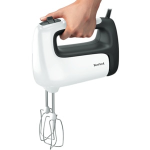 Mixer cu bol TEFAL Prep'Mix+ HT464138, 2.5l, 500W, 5 trepte viteza, alb-gri Mixer cu bol TEFAL Prep'Mix+ HT464138, 2.5l, 500W, 5 trepte viteza, alb-gri
