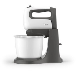 Mixer cu bol TEFAL Prep'Mix+ HT464138, 2.5l, 500W, 5 trepte viteza, alb-gri Mixer cu bol TEFAL Prep'Mix+ HT464138, 2.5l, 500W, 5 trepte viteza, alb-gri