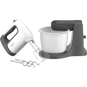 Mixer cu bol TEFAL Prep'Mix+ HT464138, 2.5l, 500W, 5 trepte viteza, alb-gri Mixer cu bol TEFAL Prep'Mix+ HT464138, 2.5l, 500W, 5 trepte viteza, alb-gri