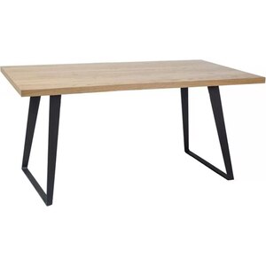 Masa bucatarie Falcon, 8 persoane, furnir stejar-negru, 150 x 90 cm Masa bucatarie Falcon, 8 persoane, furnir stejar-negru, 150 x 90 cm