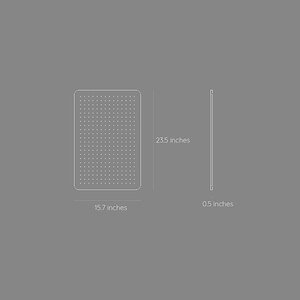 Organizator de perete Dash, 3 piese, Misty Grey Organizator de perete Dash, 3 piese, Misty Grey