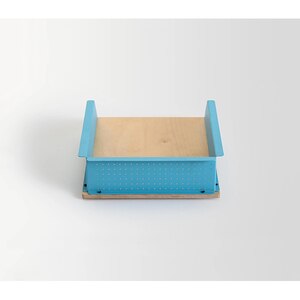 Tavita documente SPIN Cora Boxxit Small, metal-lemn, cyan Tavita documente SPIN Cora Boxxit Small, metal-lemn, cyan