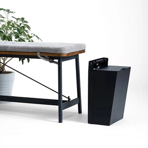 Cos pentru hartie SPIN Cora, metal, negru Cos pentru hartie SPIN Cora, metal, negru