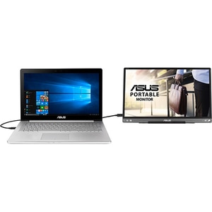 Monitor portabil LCD IPS ASUS ZenScreen MB16ACE, 15.6", Full HD, 60Hz, Flicker Free, gri inchis Monitor portabil LCD IPS ASUS ZenScreen MB16ACE, 15.6", Full HD, 60Hz, Flicker Free, gri inchis