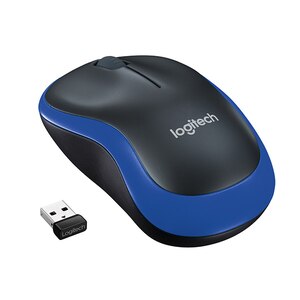 Mouse Wireless LOGITECH M185, 1000 dpi, albastru Mouse Wireless LOGITECH M185, 1000 dpi, albastru