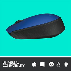 Mouse Wireless LOGITECH M171, 1000 dpi, albastru Mouse Wireless LOGITECH M171, 1000 dpi, albastru
