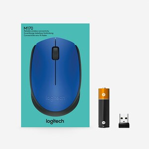 Mouse Wireless LOGITECH M171, 1000 dpi, albastru Mouse Wireless LOGITECH M171, 1000 dpi, albastru
