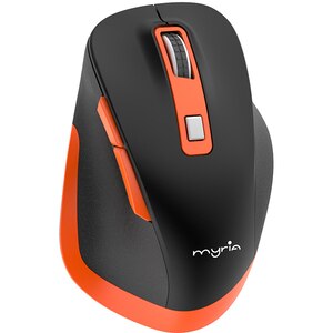 Mouse Wireless MYRIA MY8525, 1600 dpi, negru-portocaliu Mouse Wireless MYRIA MY8525, 1600 dpi, negru-portocaliu